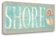 "Pastel Shore" By Daphne Brissonnet, Giclee Print on Gallery Wrap Canvas