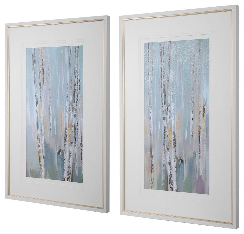 Uttermost Pandora's Forest Abstract Art Set of 2 33721