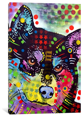 "Shiba Inu" by Dean Russo, Canvas Print, 26"x18"