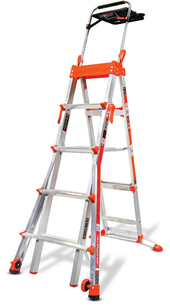 Select Step, Model 5'- 8', adjustable stepladder