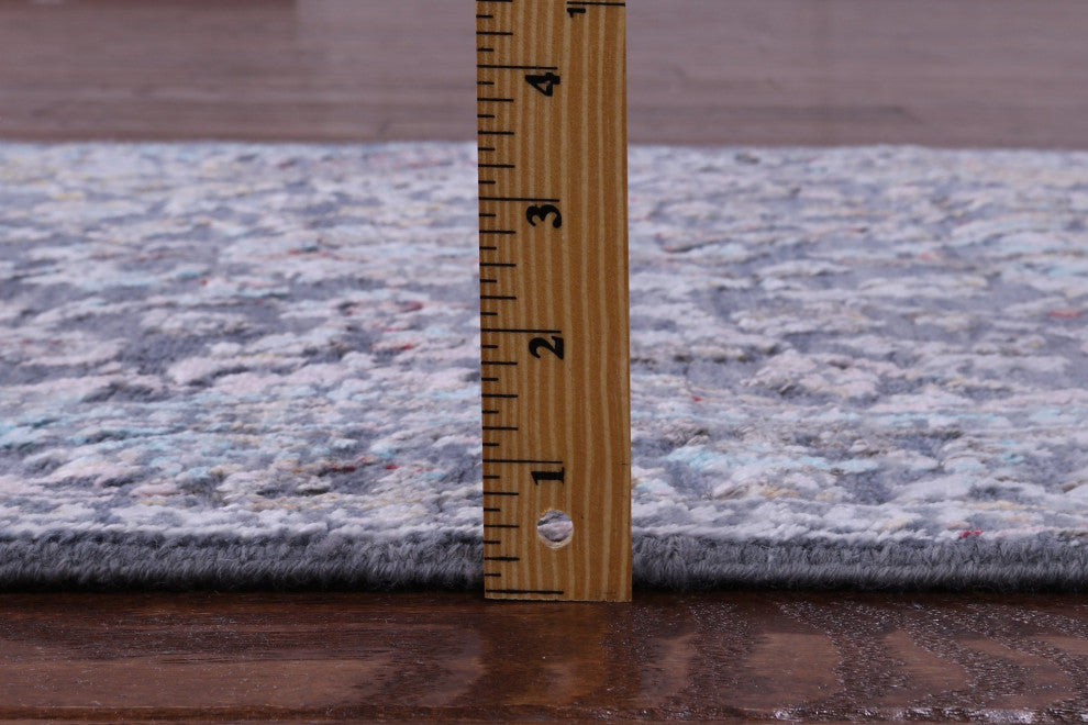 2' 7" X 12' 4" Runner Persian Handmade Wool and Silk Rug Q11833