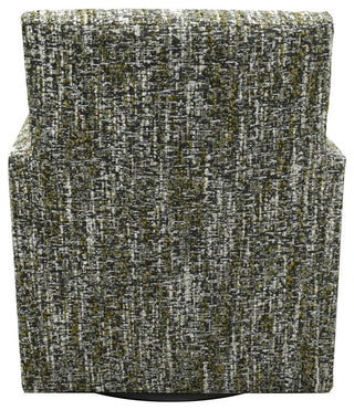 Lounge Upholstered Swivel Club Chair, Paris Green