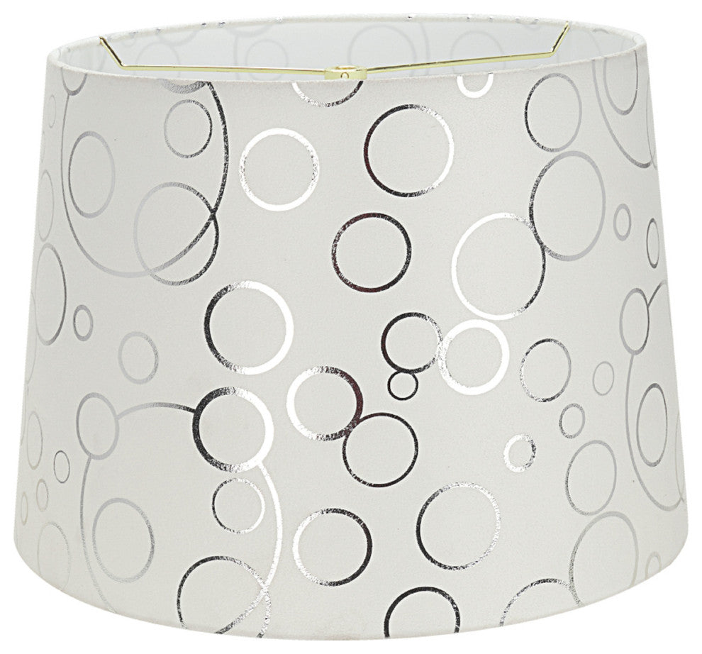 Aspen Creative 32953 Hardback Empire Shaped Spider Lamp Shade, White 12"x14"x10"