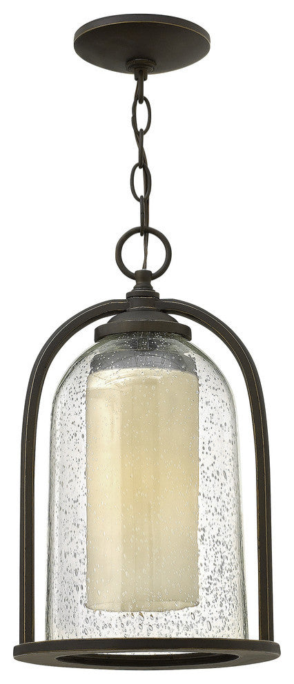 Hinkley Quincy Outdoor Large Hanging Lantern, Oil Rubbed Bronze