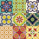 7" X 7" Mediterranean Brights Peel And Stick Removable Tiles