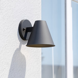 Smith 6.5" Outdoor Wall Light Textured Black
