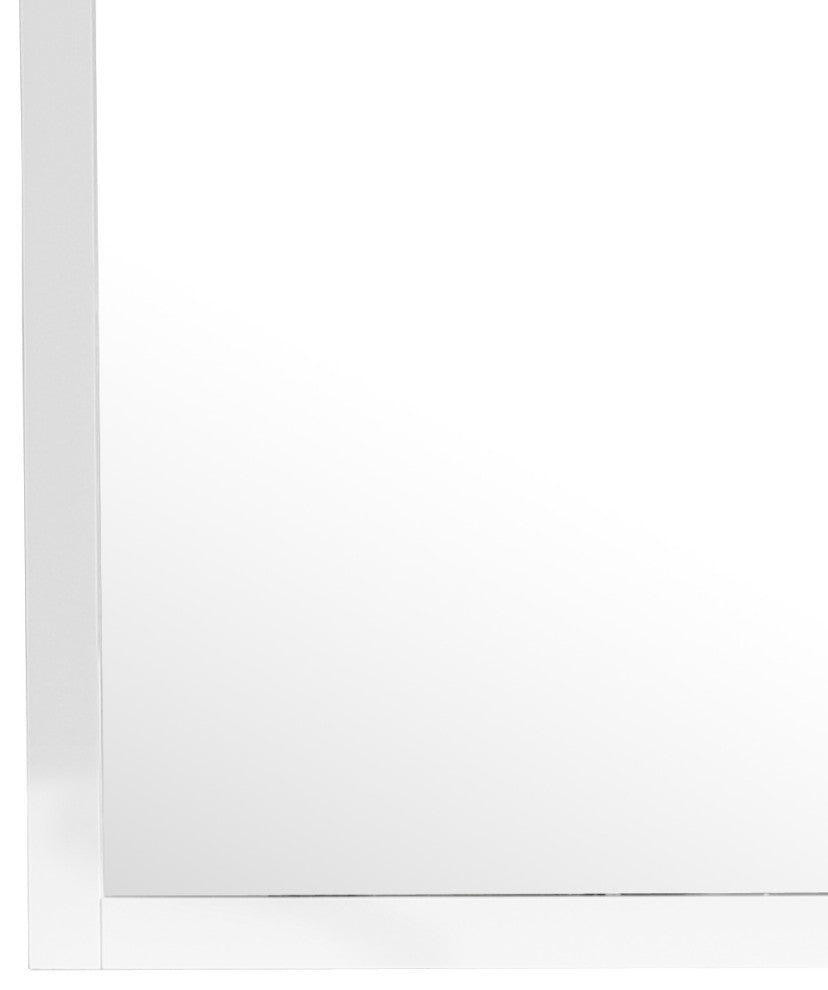 Cambria Arched Mirror, White