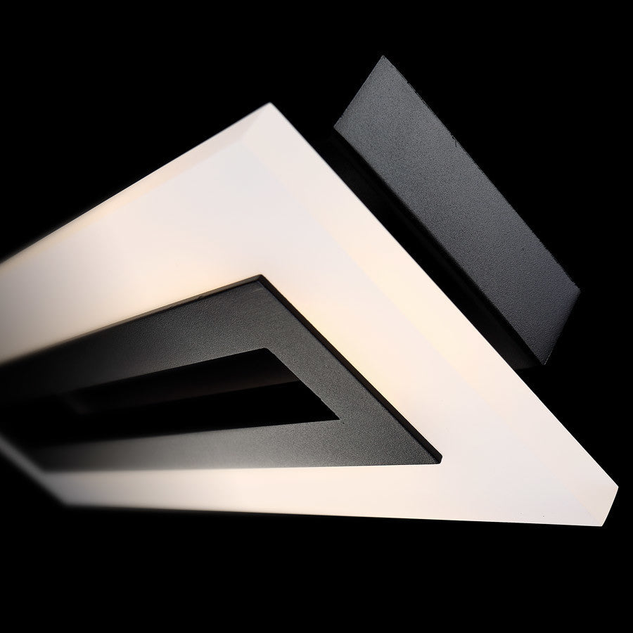 Shadow 24" LED Outdoor Wall-Light 3000k, Black