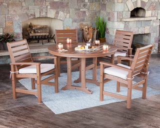POLYWOOD Signature 5-Piece Nautical Trestle Dining Set