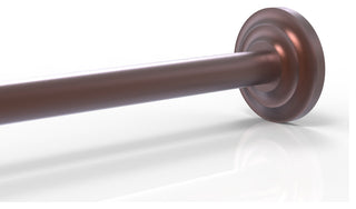 Que New Shower Curtain Rod Brackets, Antique Copper