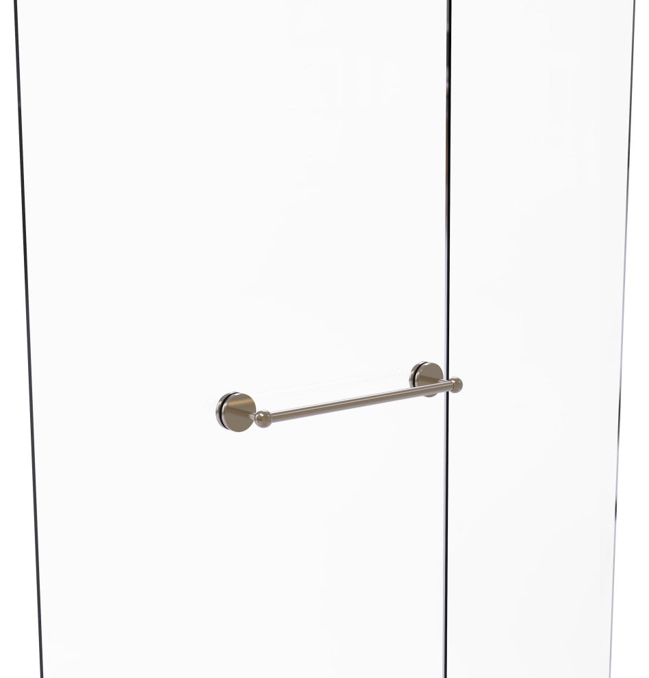 Prestige Skyline 18" Shower Door Towel Bar, Antique Pewter