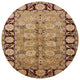 Ahgly Company Indoor Round Mid-Century Modern Area Rugs, 6' Round