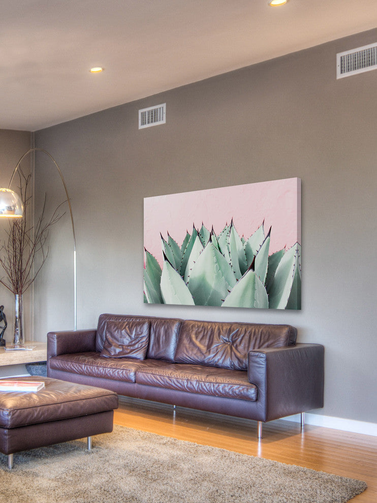 Marmont Hill, "Sweet Succulents" by Morgan Hartley on Wrapped Canvas, 24x16