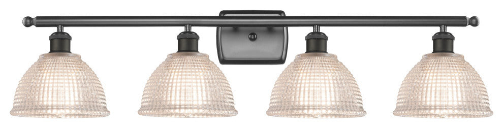 Arietta 3-Light Bath Vanity-Light, Oil Rubbed Bronze, Clear