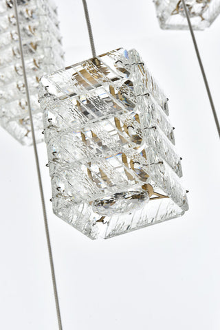 Home Living 24" LED Pendant, Satin Gold