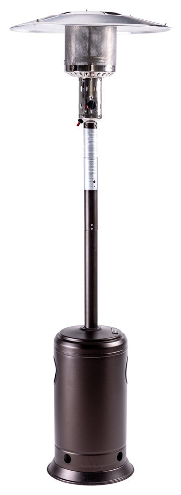 Legacy Heating 47,000 BTU Standing Patio Heater, Mocha