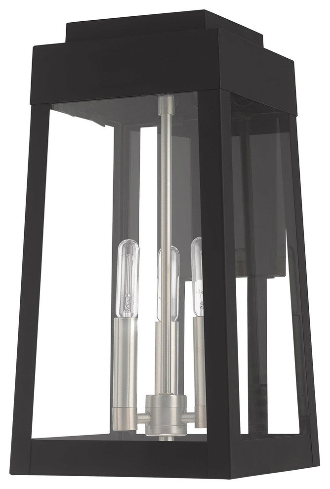 Livex Lighting Black 3-Light Outdoor Wall Lantern