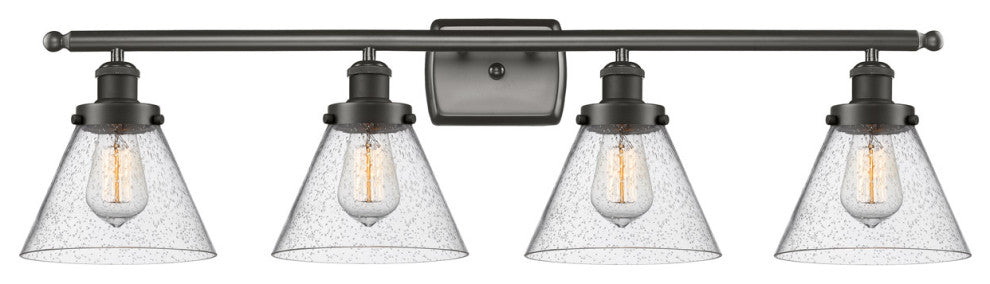 INNOVATIONS LIGHTING 916-4W-OB-G44 Large Cone 3 Light Bath Vanity Light