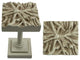 Urbanest Root Medallion Drapery Holdback, Antique Ivory, Set of 2