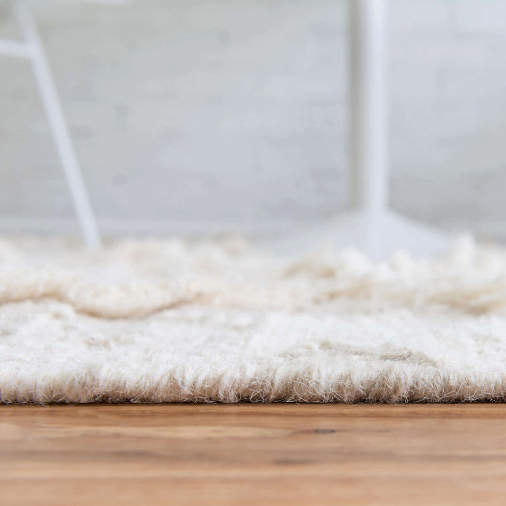 Unique Loom Ivory Mesa Area Rug, Ivory, 2'2x8'2, Runner