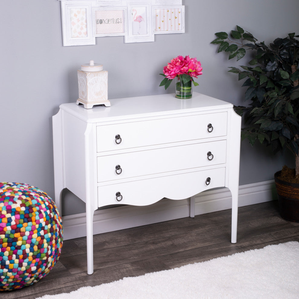 Wilshire Glossy White Accent Chest