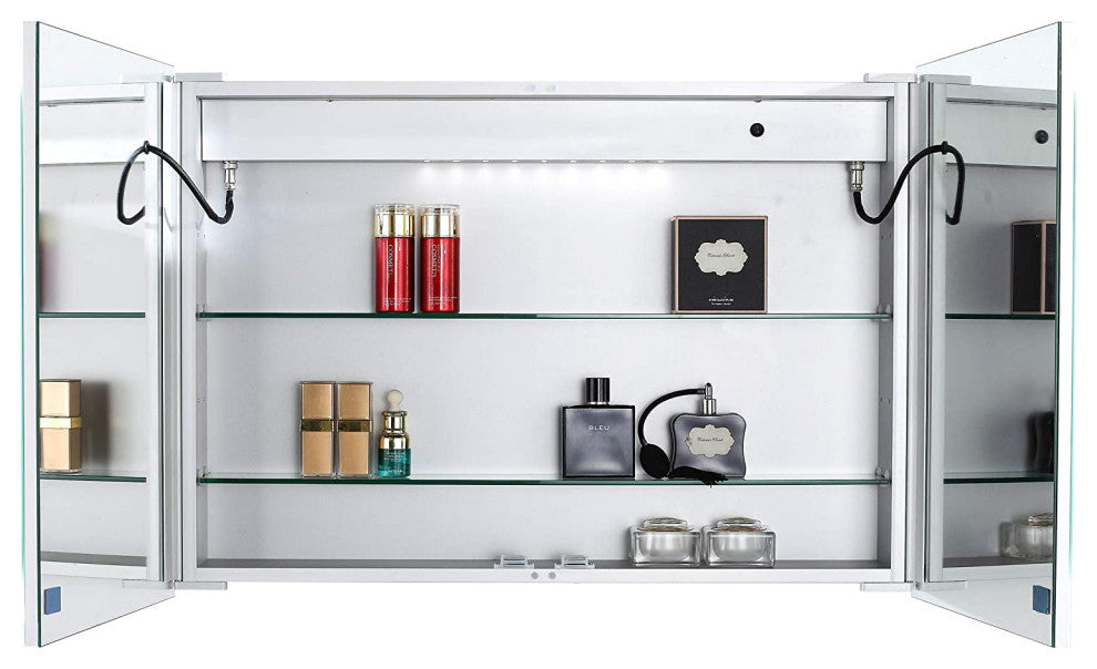 Dyconn Faucet Edison Tri-color LED Bluetooth Dual Door Cabinet Mirror