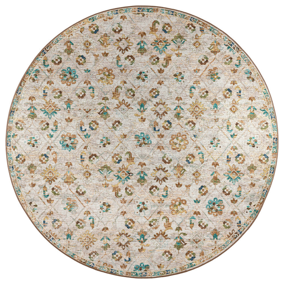 Jericho JC8 Parchment 10' x 10' Round Rug