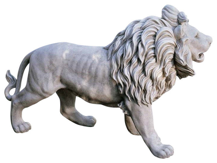 Right Regal Lion of Grisham Manor Statue