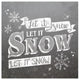 "Let it Snow" Digital Paper Print by Laura Marshall, 20"x20"