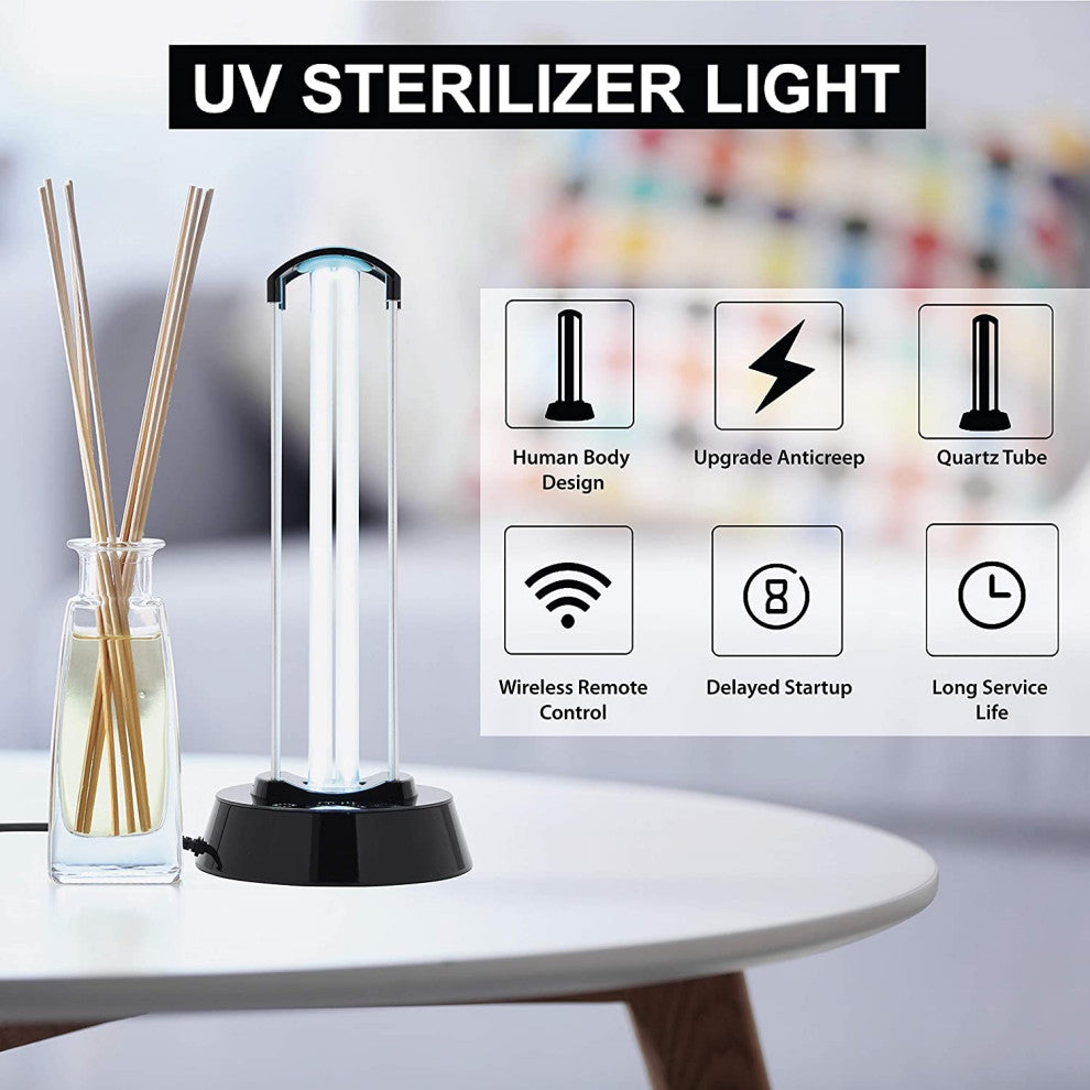 Smart UV Germicidal Disinfection Sterilization Lamp 40W With Remote Control