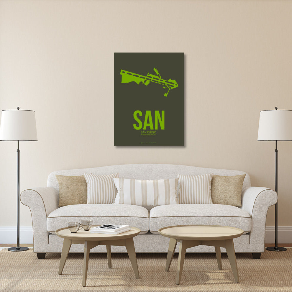 "SAN San Diego Poster 2" Fine Art Print