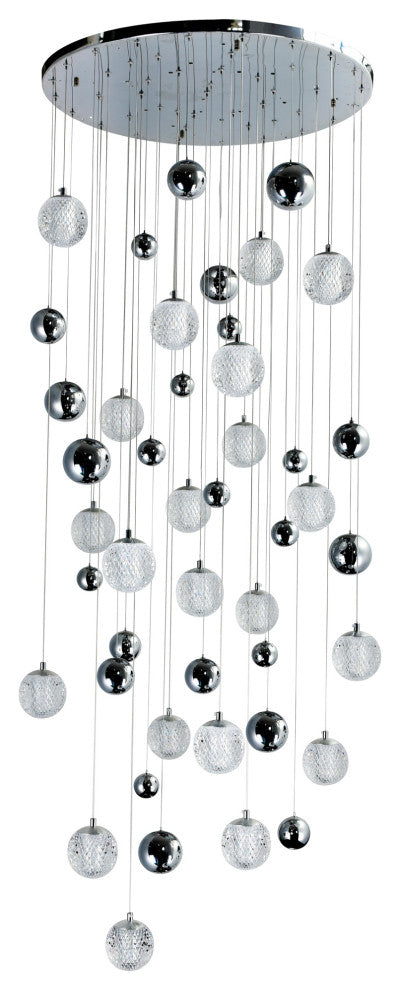 CWI Lighting 1679P32-23-601 Siena 23 Light Chrome Chandelier