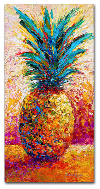 Marion Rose 'Pineapple Expression' Canvas Art, 32 x 16