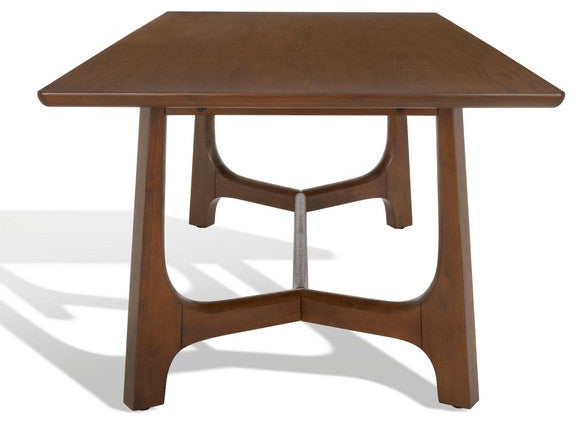 Safavieh Couture Adelee Wood Rectangle Dining Table Medium Oak