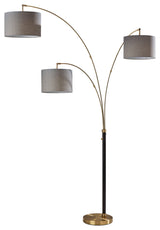 Bergen 3 Arm Arc Lamp