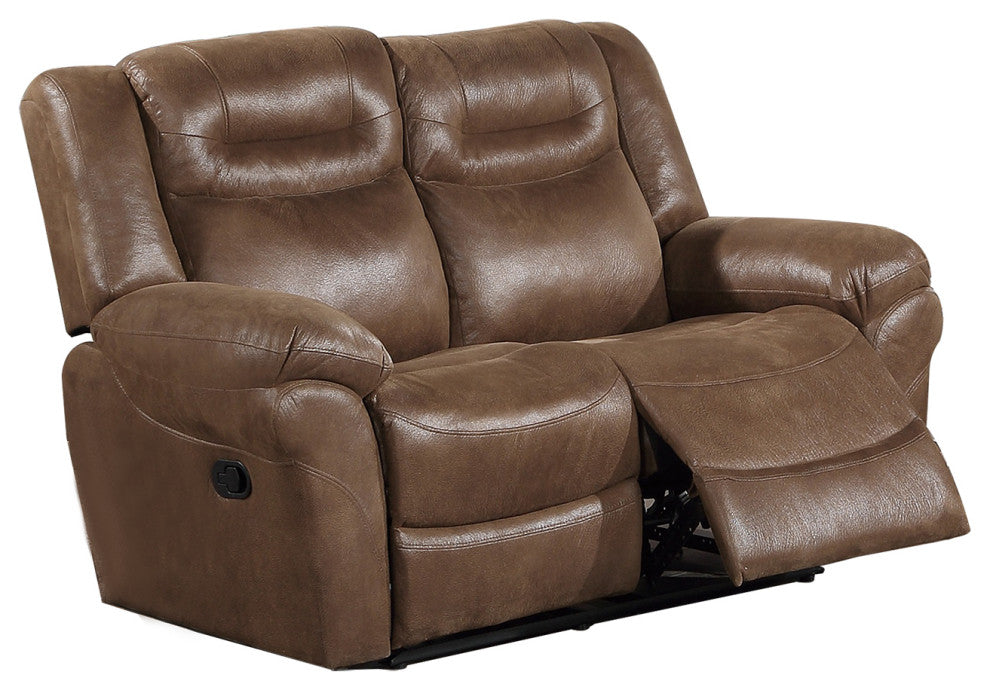 Extra Padded Backrest Power Item, Dark Brown, Loveseat