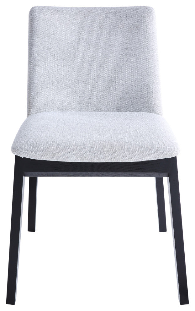 Mid - Century Modern Deco Ash Dining Chair Light Grey - M2 - Grey