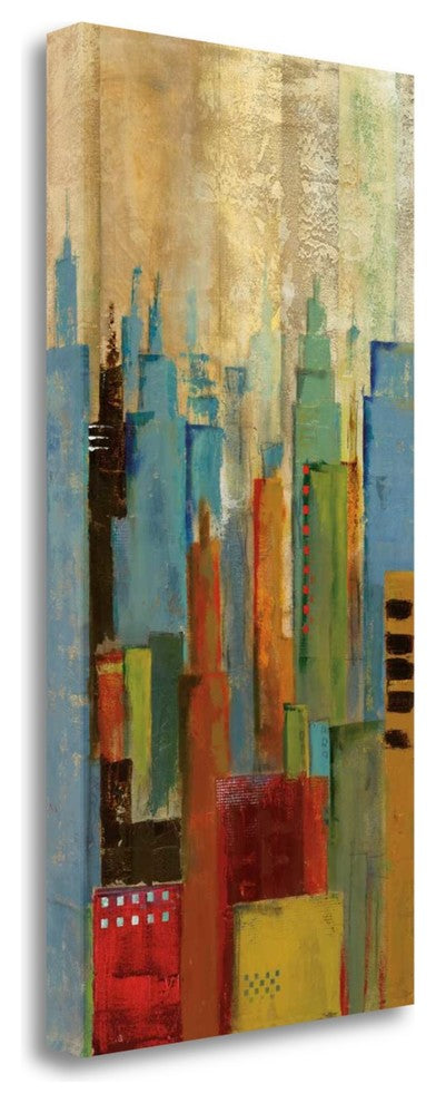 "Towerscape I" By Jason Cardenas, Giclee Print on Gallery Wrap Canvas