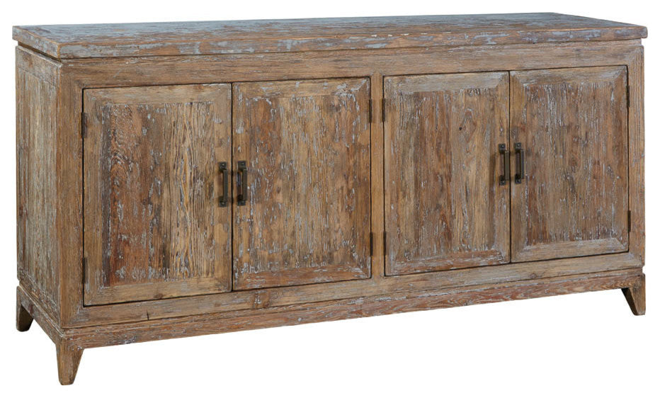 Vineland 71" Reclaimed Pine Wire Brushed Sideboard