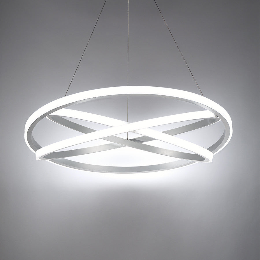 Veloce 36" LED Chandelier 3000K, Titanium