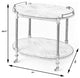 Kathleen 2 Tier Bar Cart, Gray