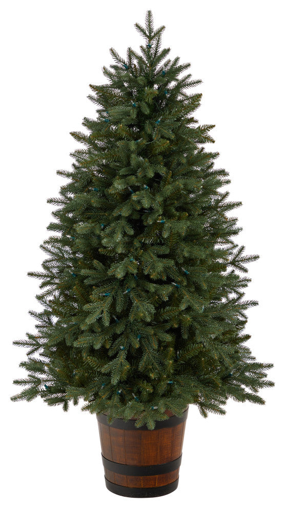 5' Colorado Aspen Pre-Lit Artificial Porch Christmas Tree With 200 LED lights