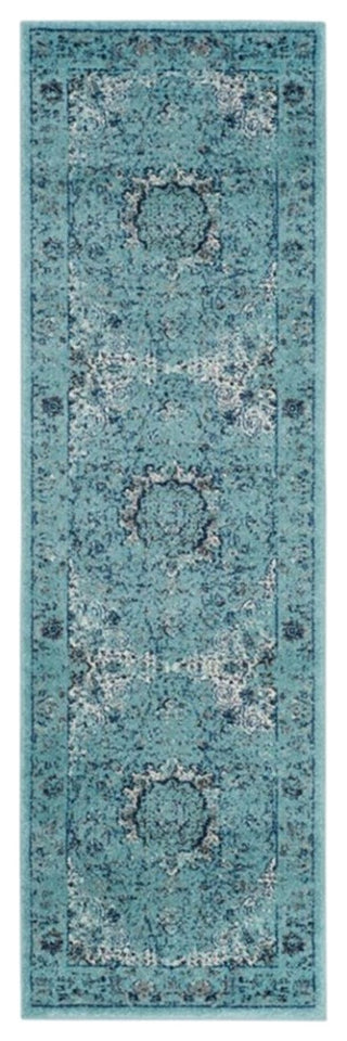 Safavieh Evoke 8' X 10' Power Loomed Rug in Light Blue and Light Blue