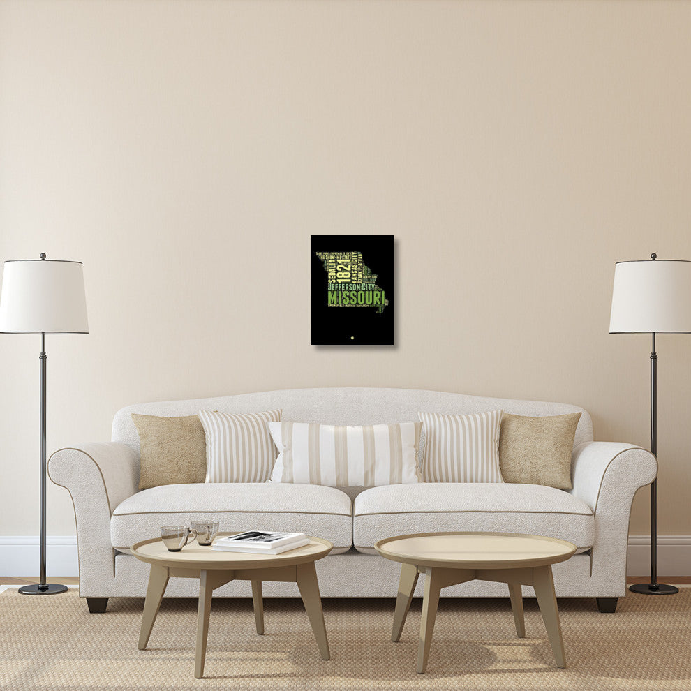 "Missouri Word Cloud 1" Fine Art Print
