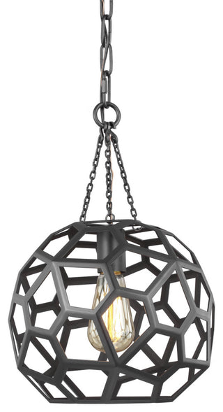 1-Light Small Pendant, Midnight Black