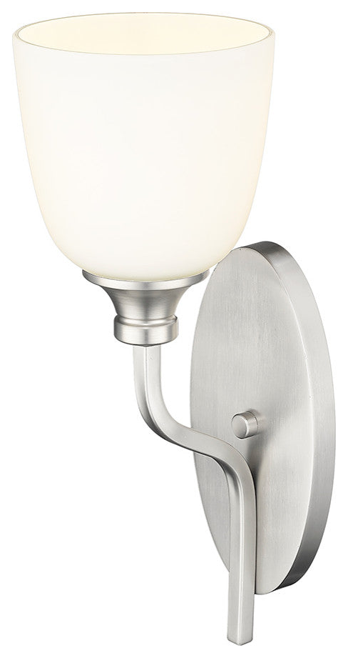 Alberta 1 Light 6" Brushed Nickel Sconce