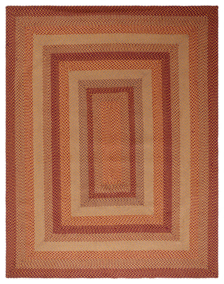 Safavieh Cape Cod Collection BRD651C Rug, Yellow/Red, 4' X 6'