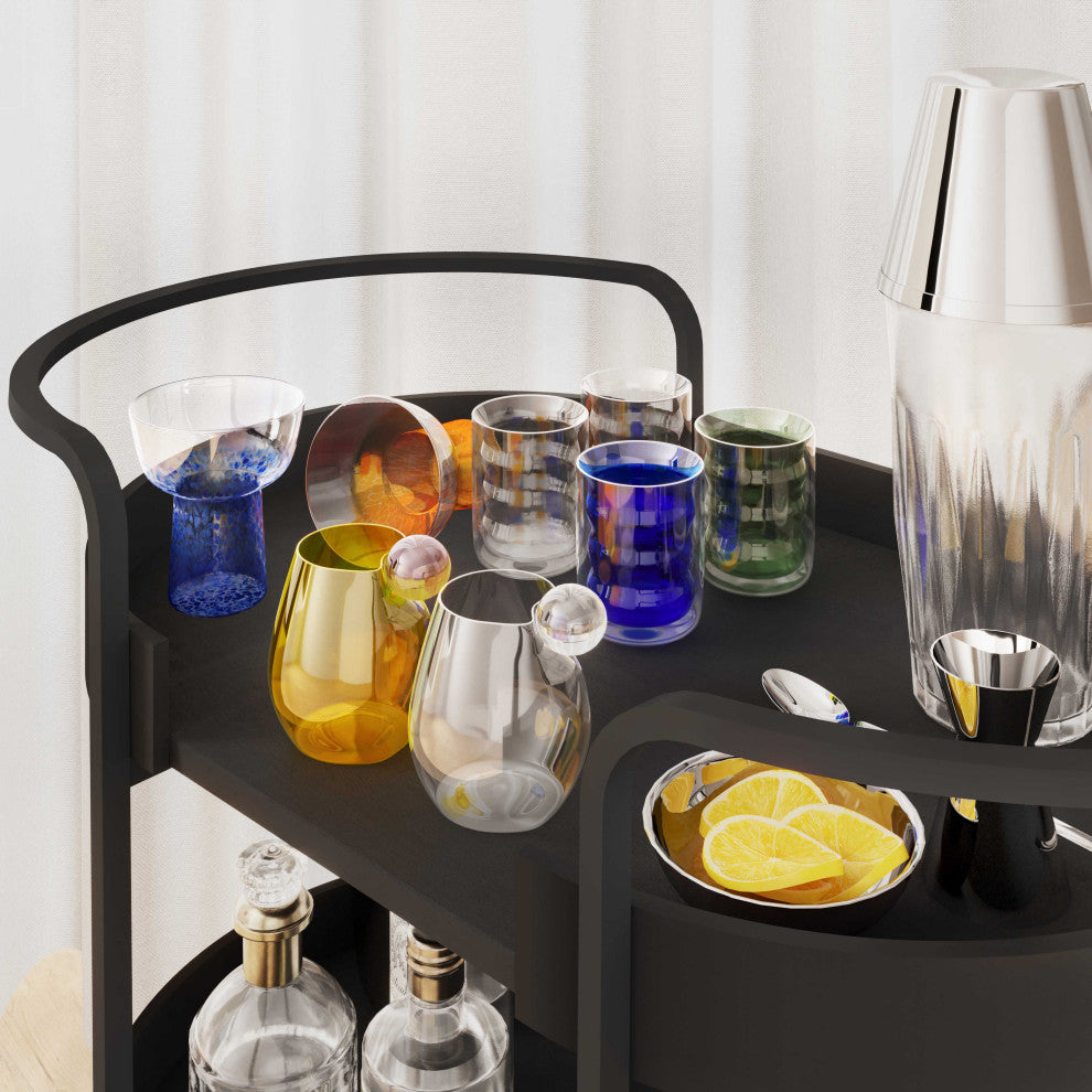 Cyril Black Bar Cart