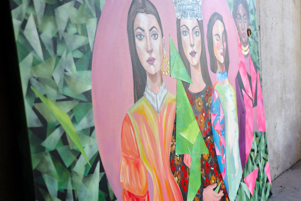 women figurative art, female portrait painting, surrealism, illustration artwork