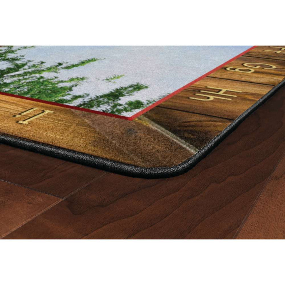 Flagship Carpets FA1015-44FS 7'6x12 See My Barn Animals Rug